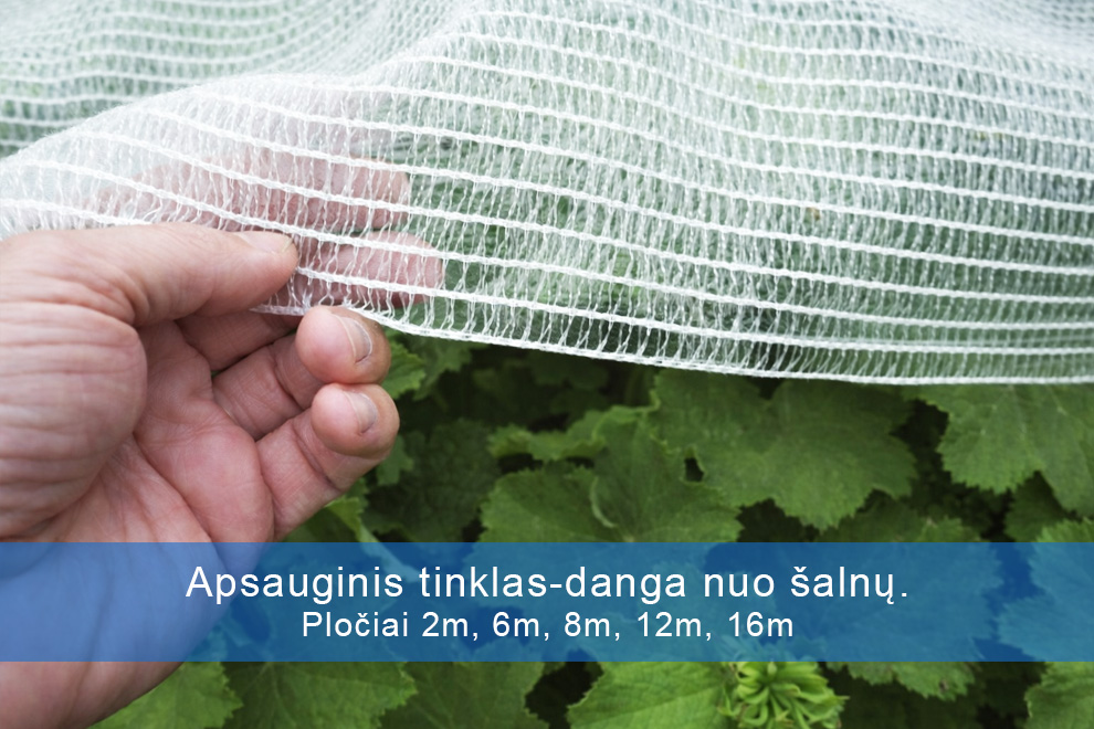 Apsauginis tinklas-danga nuo šalnų